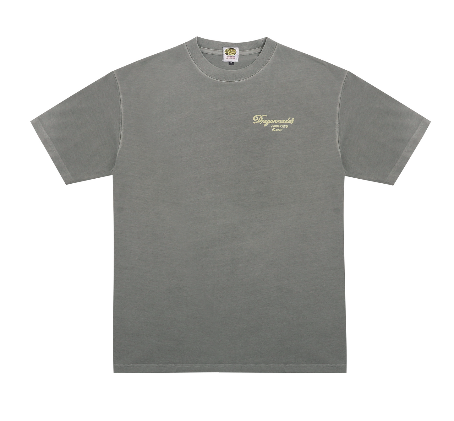 Marijuana Dragon Tee Washed Grey