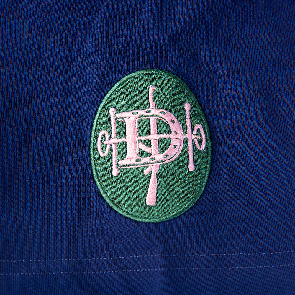 Horse Racing Poloshirt Blue