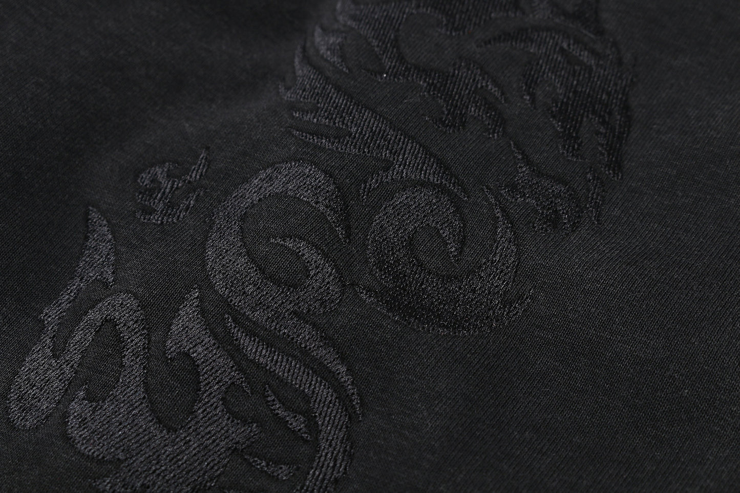 Washed Embroidery Zipup Hoodie Dark Grey