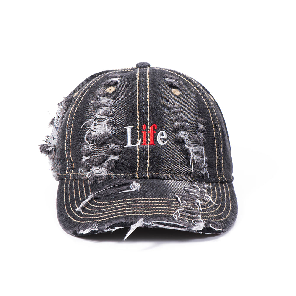 Broken Life Cap ver. 2 Denim Black