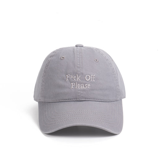 F*ck Off Pls Cap Grey