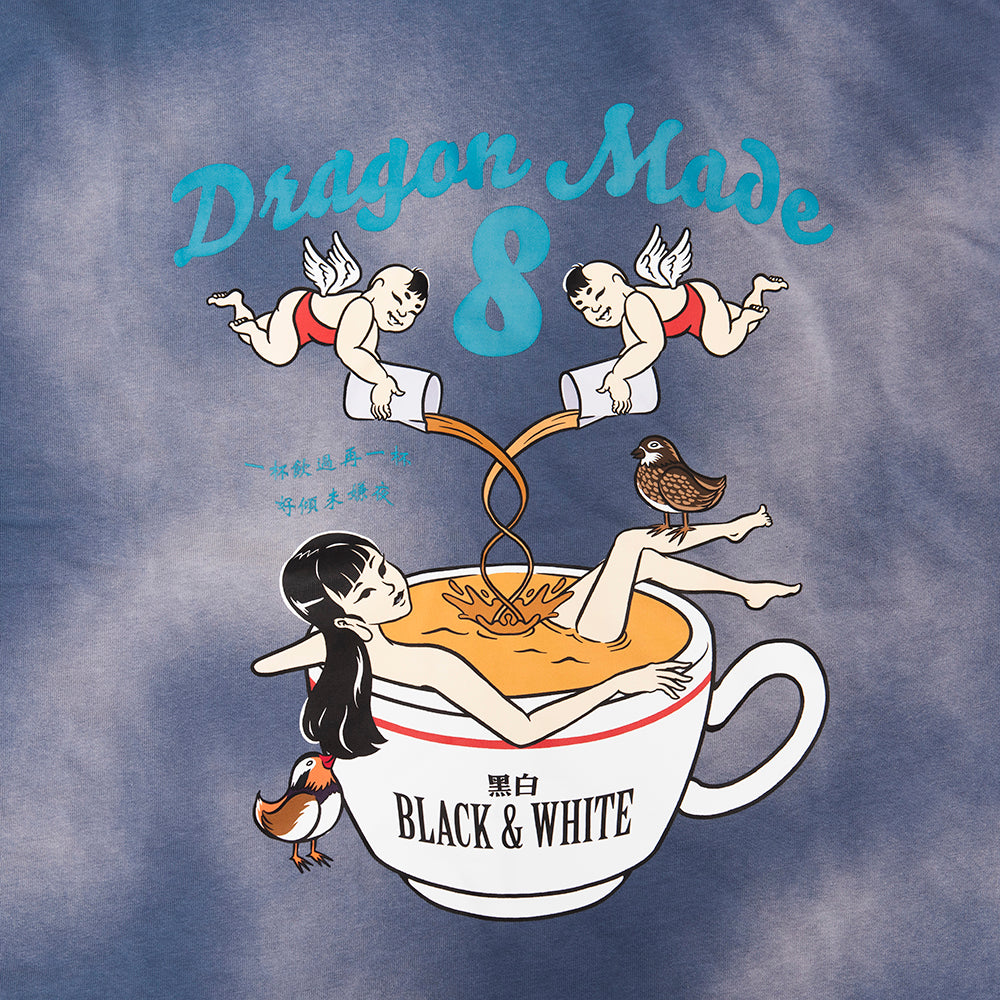 Coffee With Tea Tee Washed Blue
