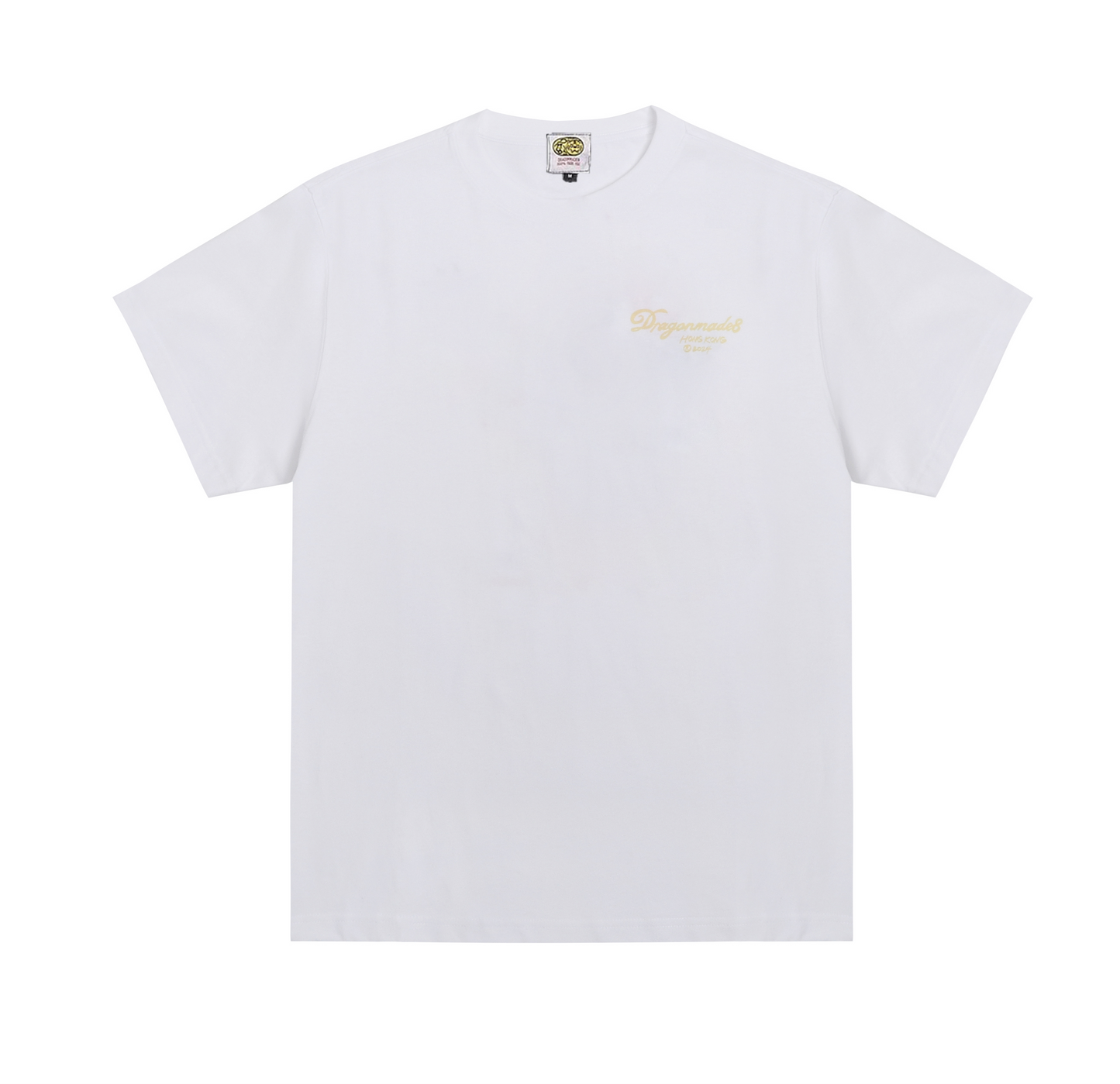 Rose Dragon Tee White