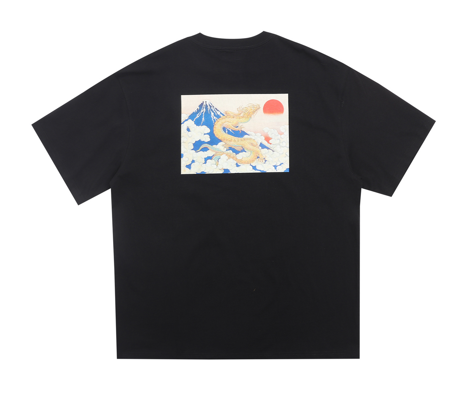 塩崎顕 Ken Shiozwki x DM8: 富士越龍図 Fuji DragonTee Black