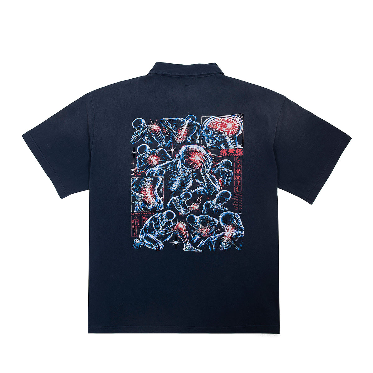 Pain Poloshirt Washed Blue