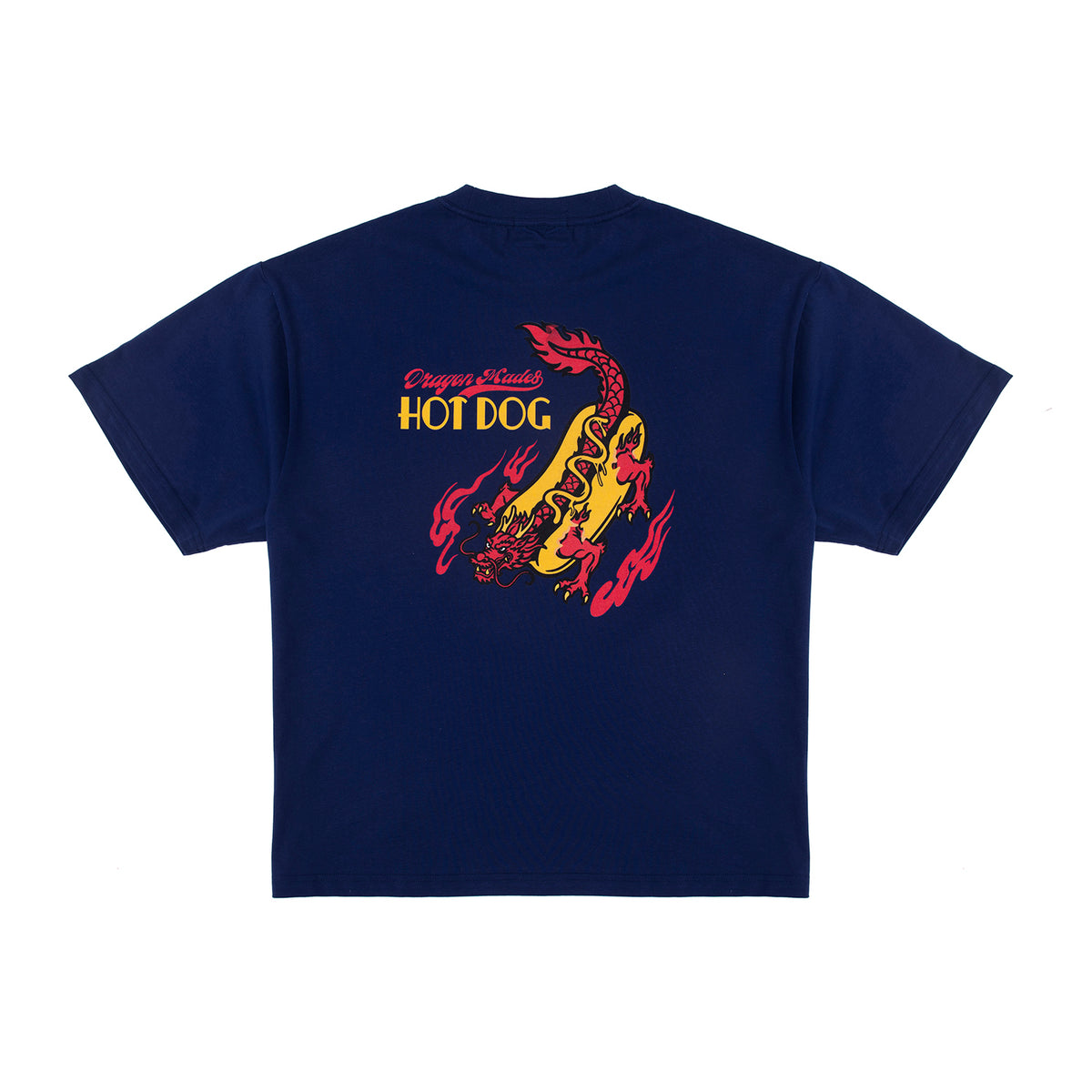 Hot Dog Tee Blue