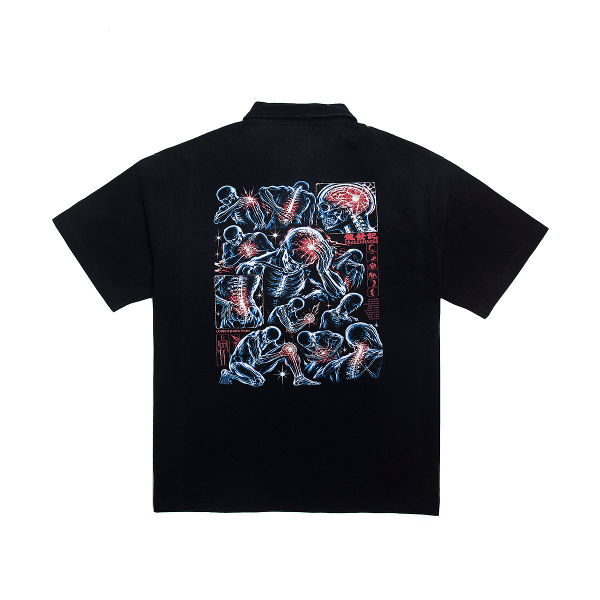 Pain Poloshirt Washed Black