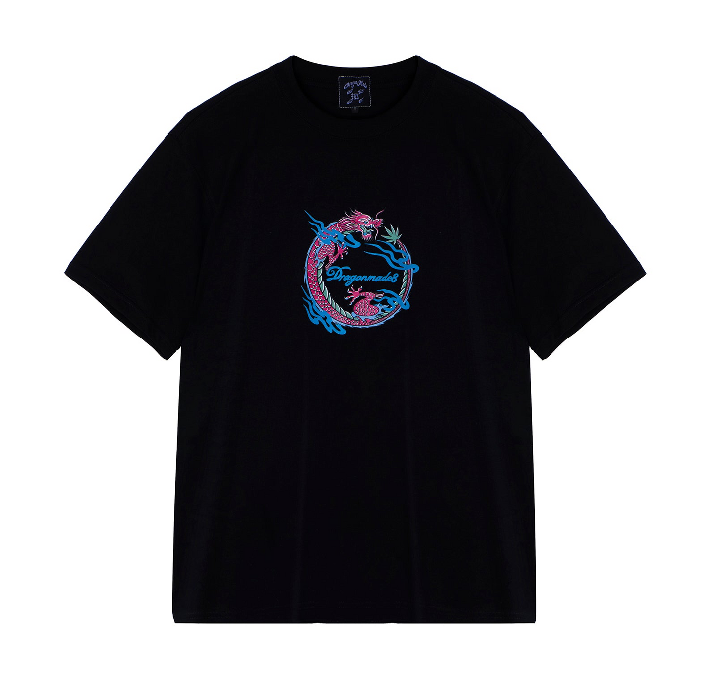 Round Logo Tee Black