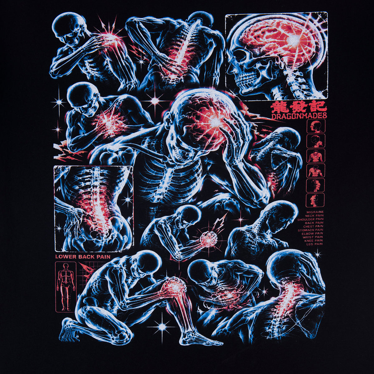 Pain Tee Black
