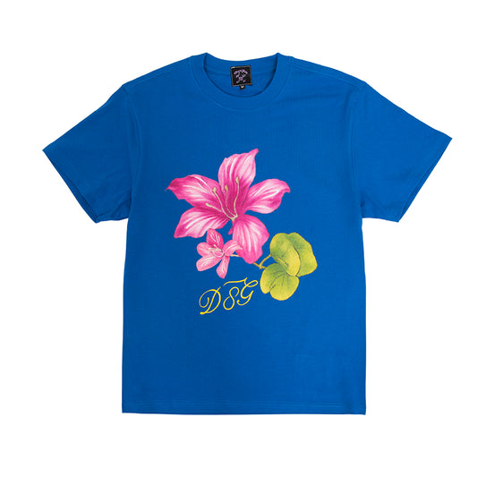紫荊花 Hong Kong Flower Tee Blue
