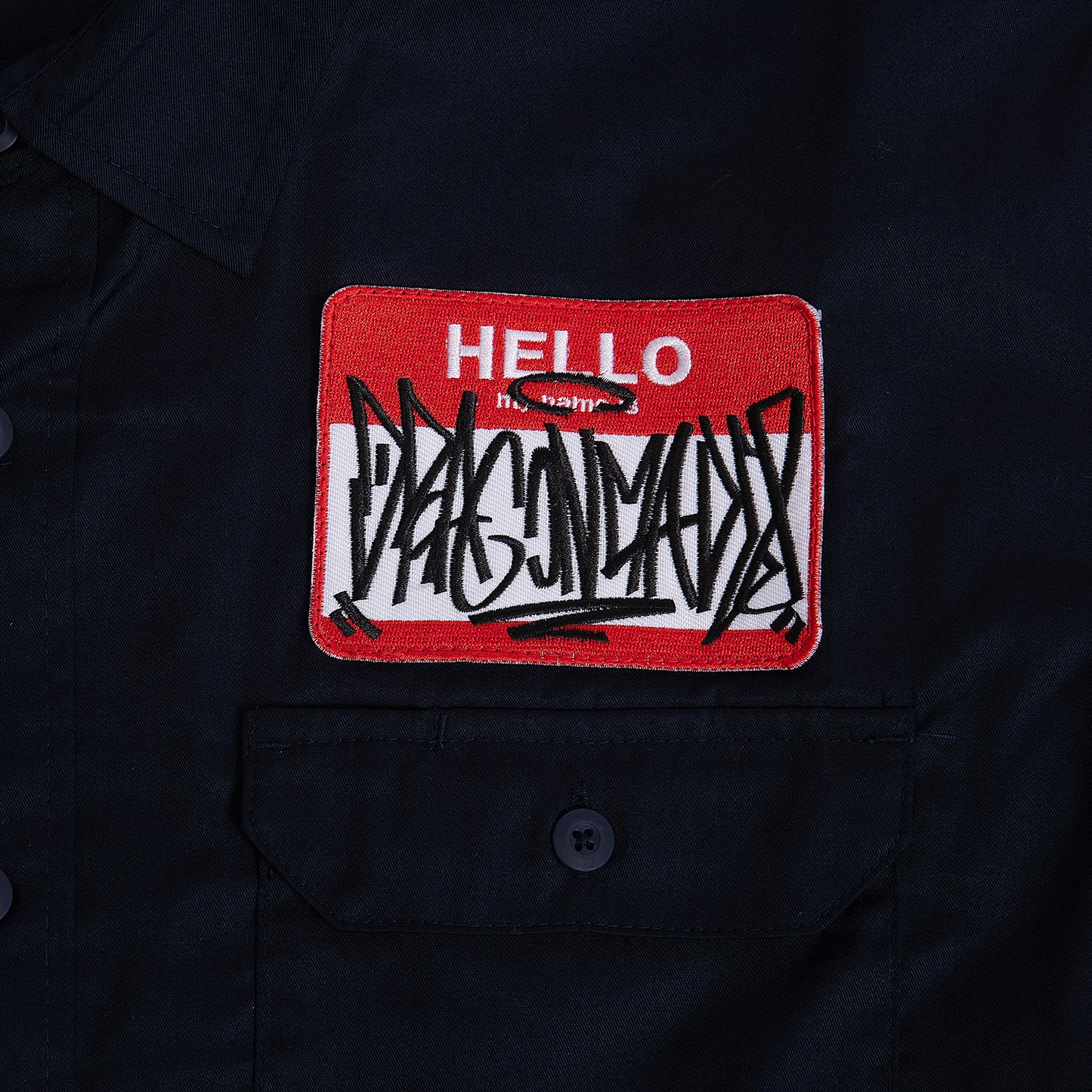 和平麵包自由 Worker Shirt Black
