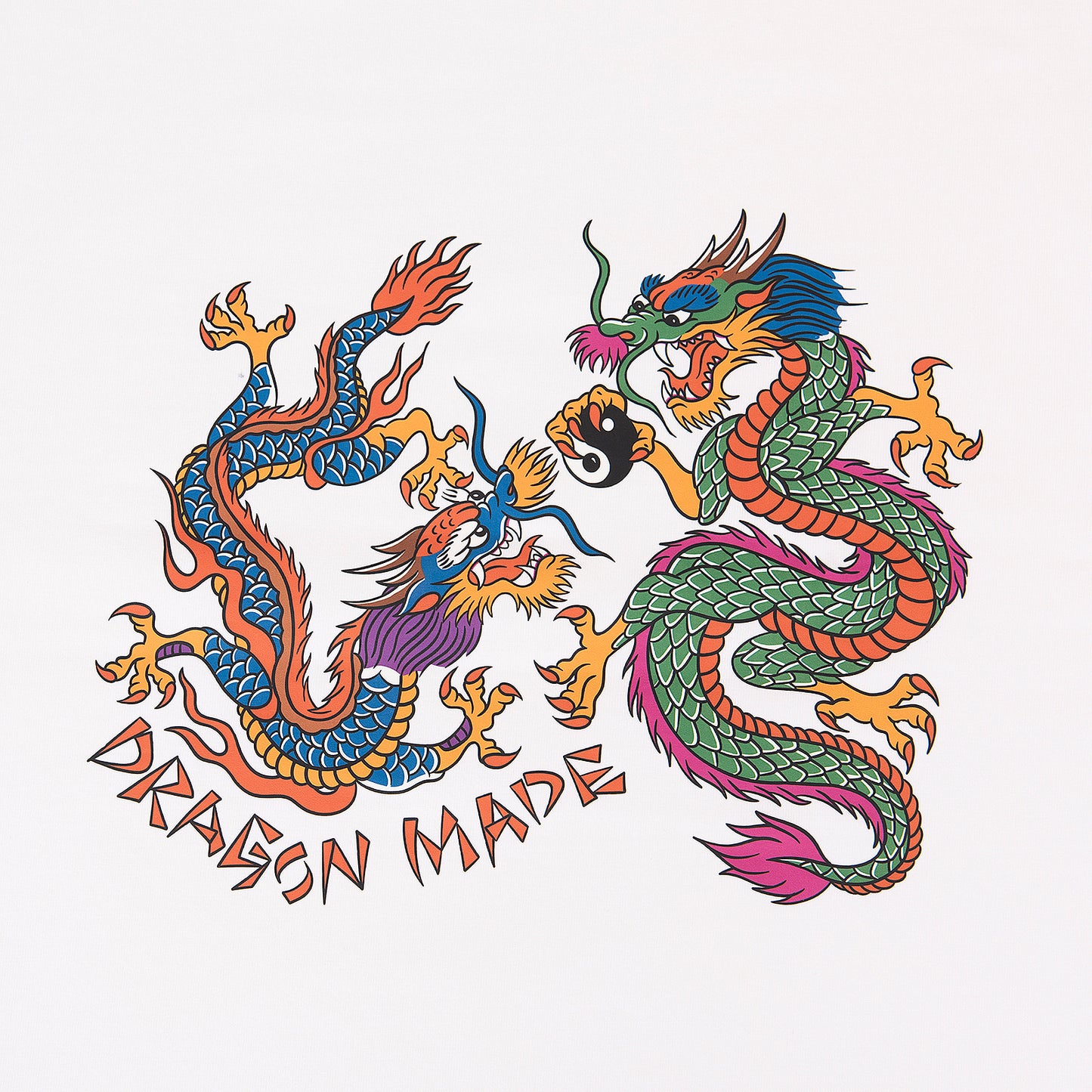 DM8 x Tattooerjan8 : “Pearl” 雙龍戲珠 Tee White