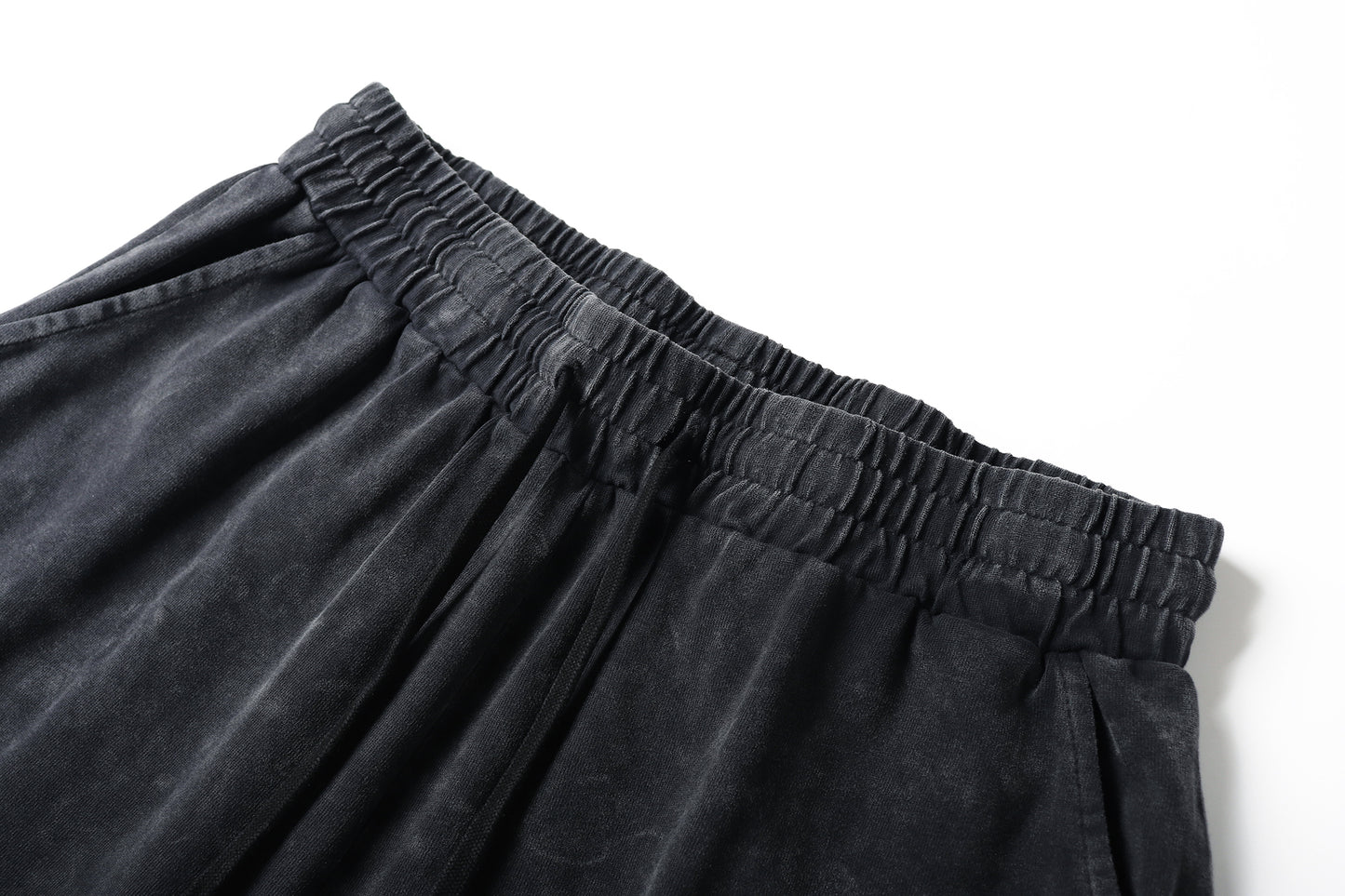 Daily Washed Sweat Shorts / Dark Grey