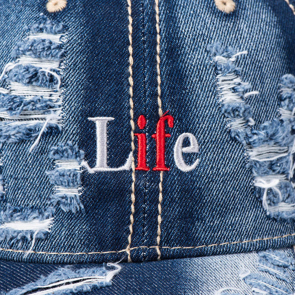 Broken Life Cap ver. 2 Denim Blue