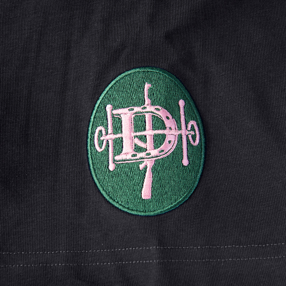 Horse Racing Poloshirt Black