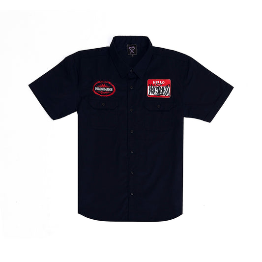 和平麵包自由 Worker Shirt Black