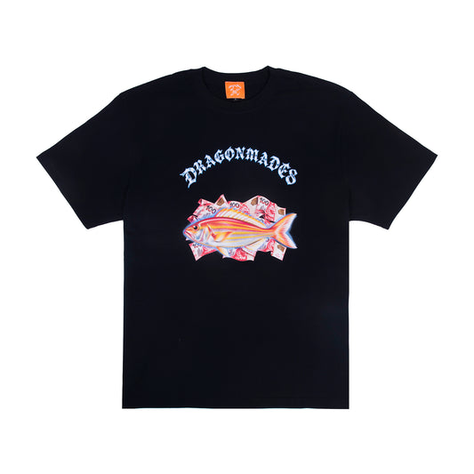 紅衫魚 Dollar Bills Fish Tee Black