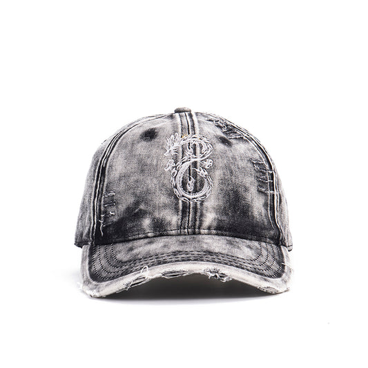 Tribal 8 Cap Washed Black