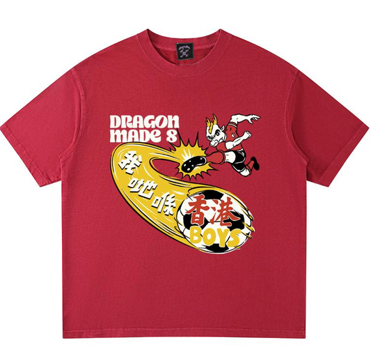 [限量優惠] 我哋喺香港 BOYS Tee Washed Red