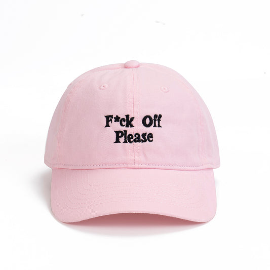 F*ck Off Pls Cap Pink