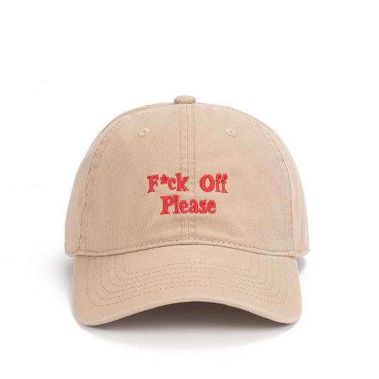 F*ck Off Please Cap Khaki