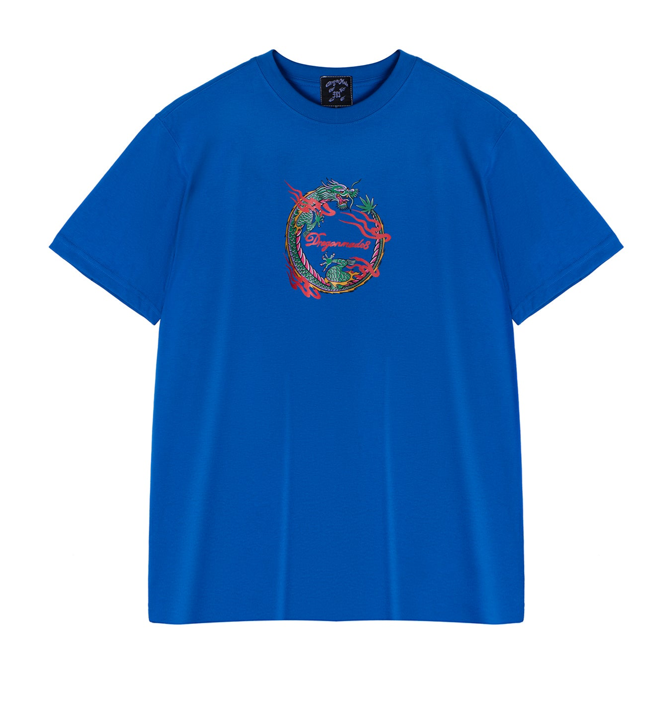 Round Logo Tee Blue