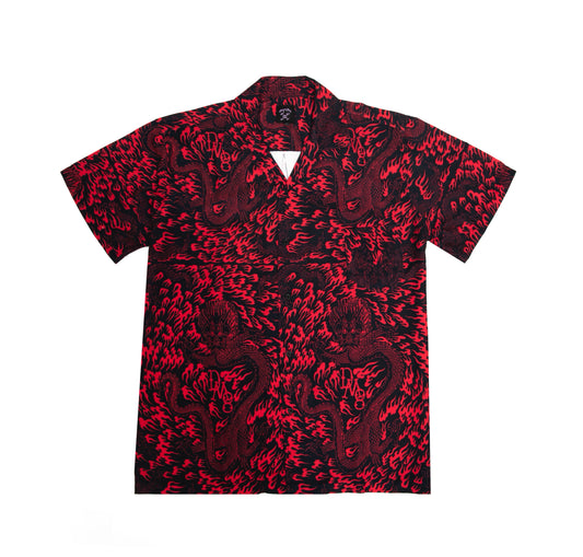 Flames Shirt Red & Black