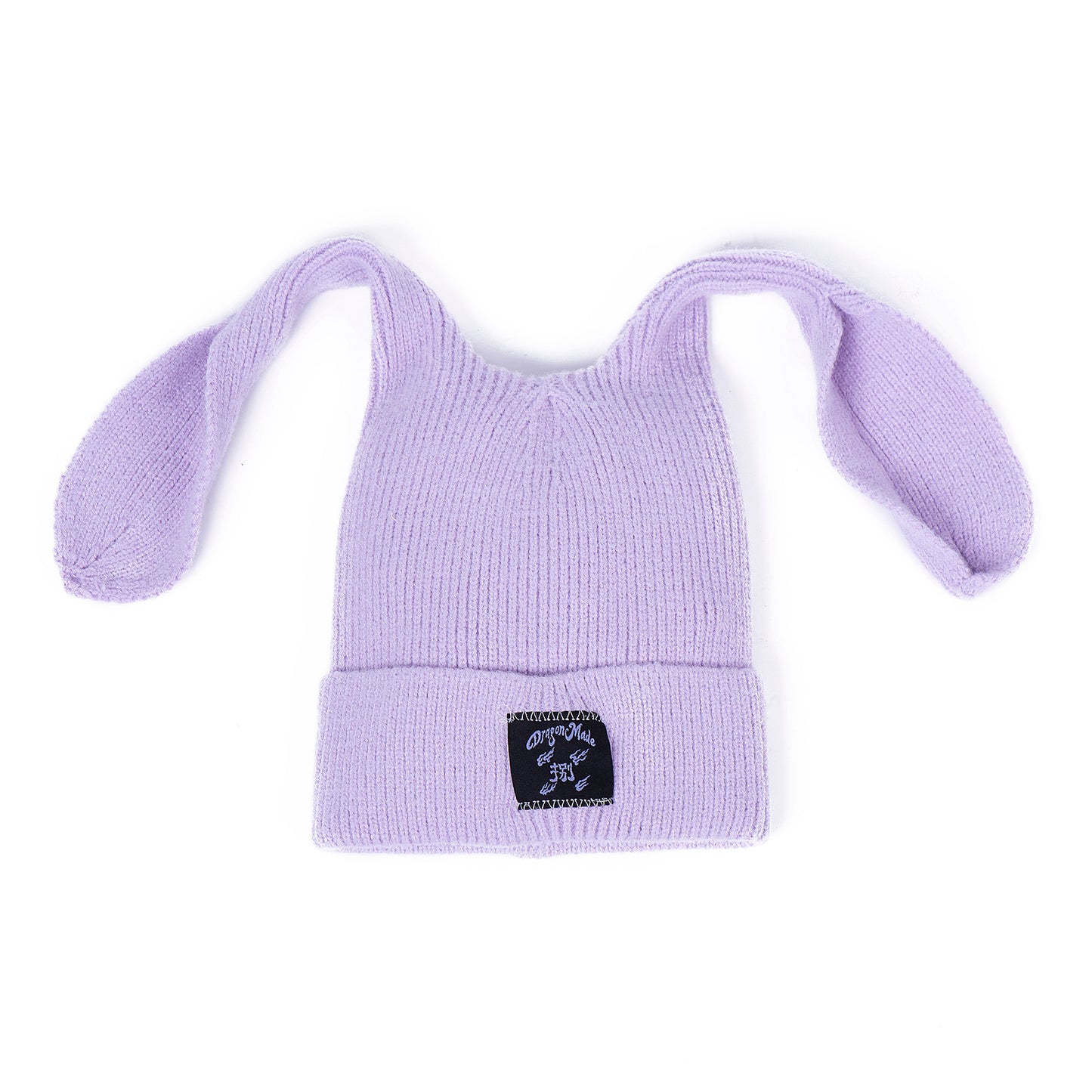 Lop Rabbit Ear Beanie Purple