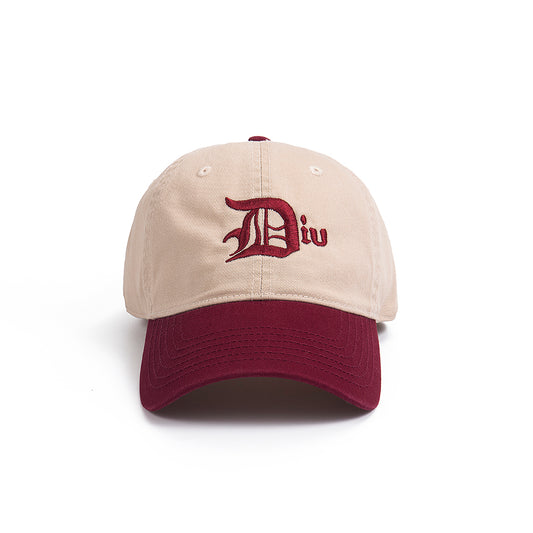 Diu Cap ver.2 Beige and Red