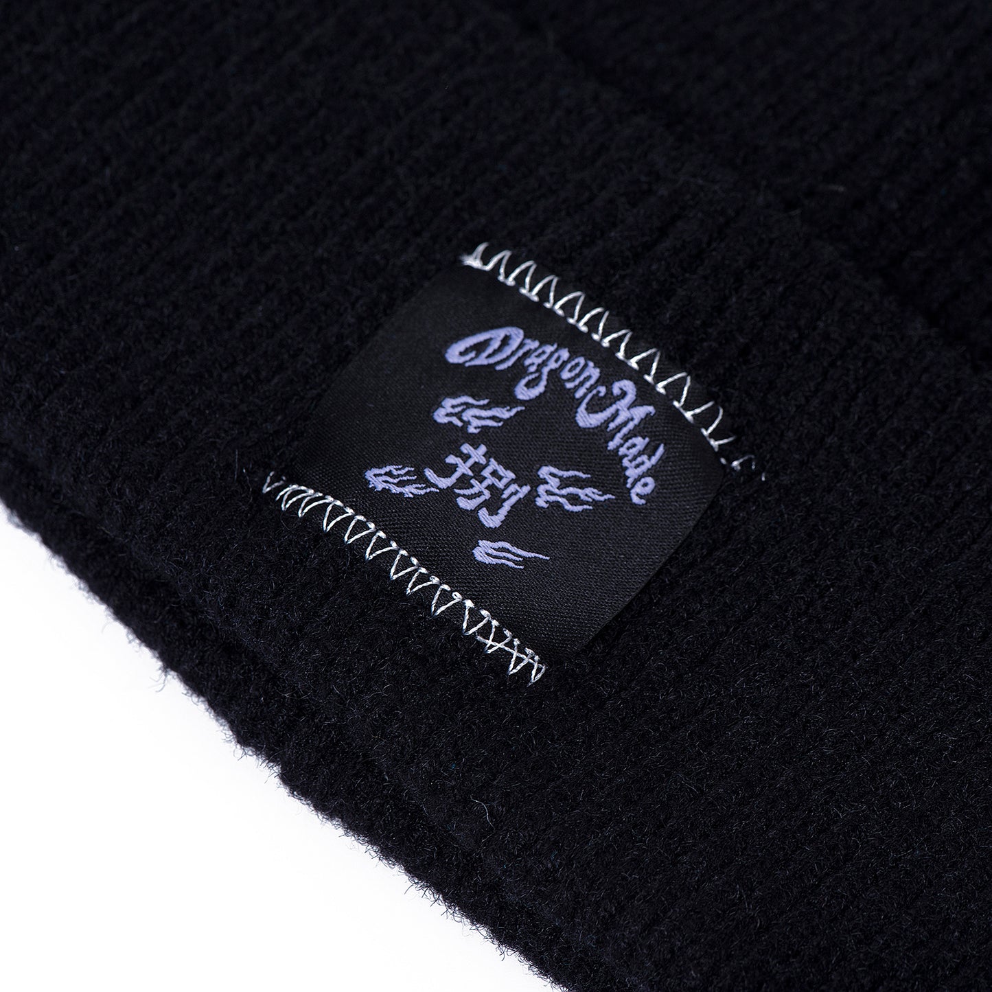 Lop Rabbit Ear Beanie Black