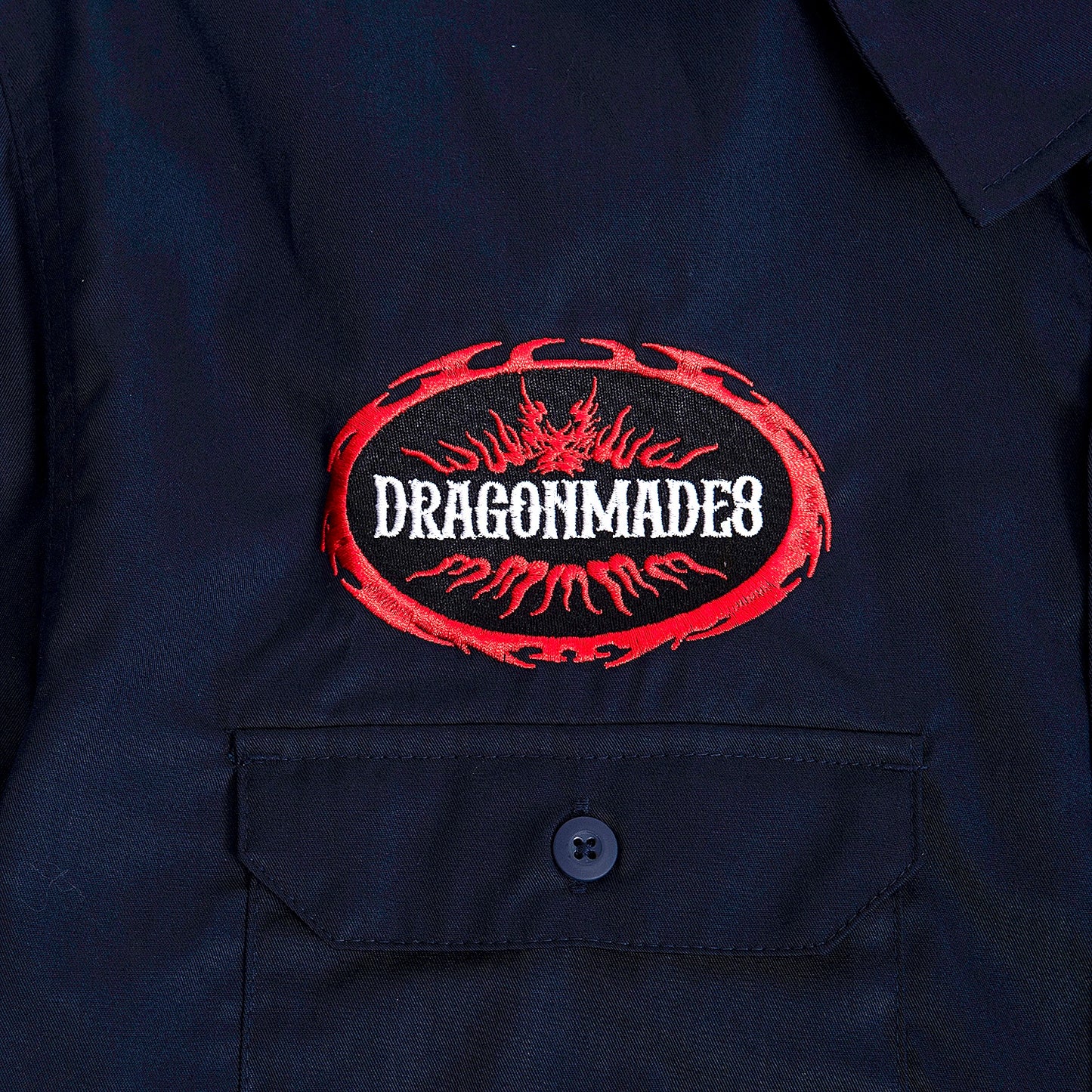 和平麵包自由 Worker Shirt Dark Navy